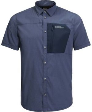 Jack Wolfskin KENOVO II M Pánska košeľa, tmavo modrá, veľkosť
