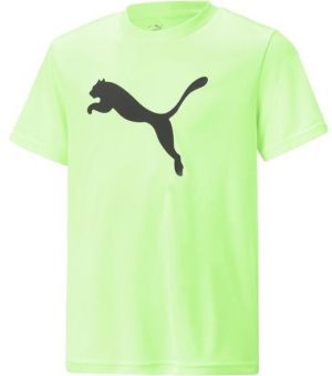Puma ACTIVE SPORTS POLY CAT TEE B Chlapčenské tričko, svetlo zelená, veľkosť
