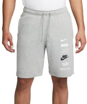 Nike CLUB+ FT SHORT MLOGO Pánske šortky, sivá, veľkosť