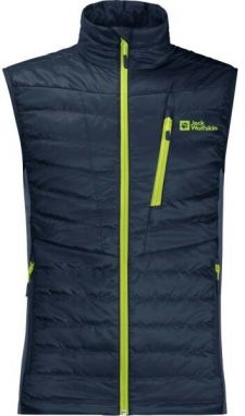 Jack Wolfskin ROUTEBURN PRO INS VEST M Pánska outdoorová vesta, tmavo modrá, veľkosť