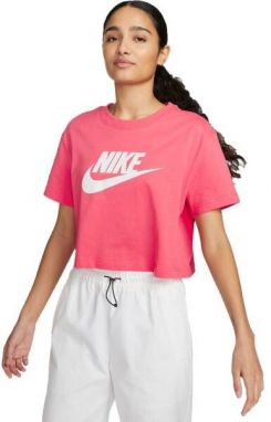 Nike NSW TEE ESSNTL CRP ICN FTR W Dámske tričko, ružová, veľkosť