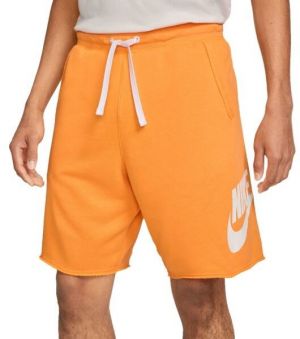Nike CLUB ALUMNI HBR FT SHORT Pánske šortky, oranžová, veľkosť XXL
