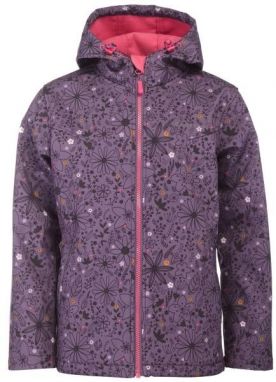 Lewro YORDANA Dievčenská softshellová bunda, fialová, veľkosť 116-122
