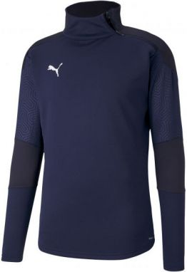 Puma TEAM FINAL 21 TRAINING FLEECE Pánska mikina, tmavo modrá, veľkosť