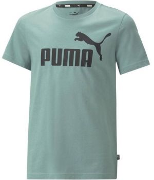 Puma ESS LOGO TEE B Chlapčenské tričko, zelená, veľkosť