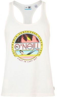 O'Neill CONNECTIVE GRAPHIC TANK TOP Dámske tielko, biela, veľkosť