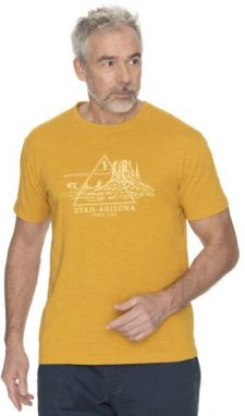 BUSHMAN DEMING Pánske tričko, žltá, veľkosť