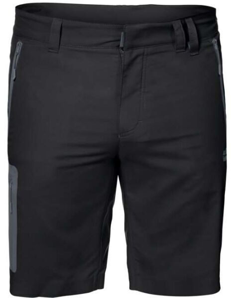 Jack Wolfskin ACTIVE TRACK SHORTS Pánske outdoorové kraťasy, čierna, veľkosť
