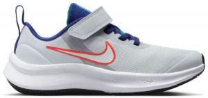 Nike STAR RUNNER 3 PSV Dievčenská voľnočasová obuv, sivá, veľkosť 28