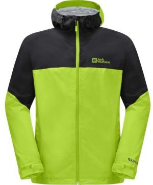 Jack Wolfskin WEILTAL 2L JKT M Pánska outdoorová bunda, reflexný neón, veľkosť