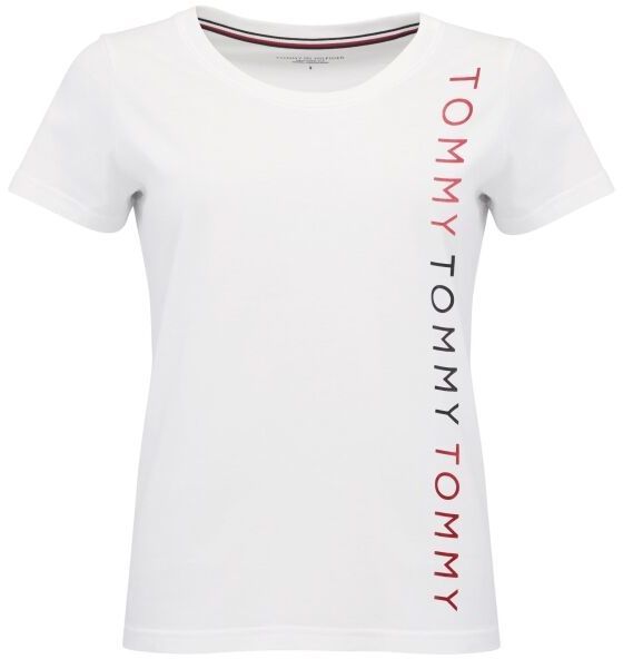 Tommy Hilfiger EMBROIDERY-SS TEE Dámske tričko, biela, veľkosť