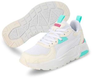 Puma TRINITY LITE JR Detská obuv, biela, veľkosť 38.5