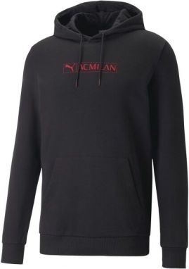 Puma ACM FTBLLEGACY HOODY Pánska mikina, čierna, veľkosť