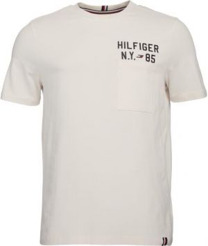 Tommy Hilfiger GRAPHIC S/S TEE Pánske tričko, biela, veľkosť