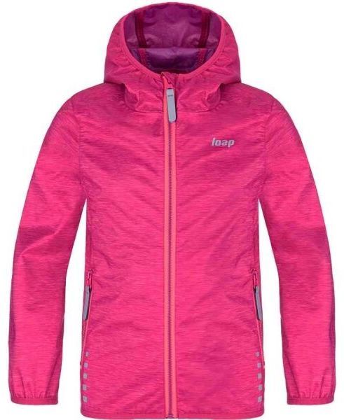 LOAP LYPARO Detská softshellová bunda, ružová, veľkosť 158-164