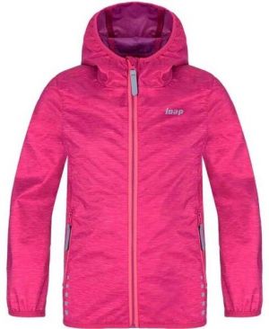 LOAP LYPARO Detská softshellová bunda, ružová, veľkosť 158-164
