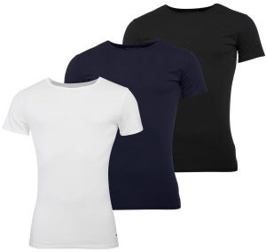 Tommy Hilfiger CN TEE SS 3 PACK PREMIUM ESSENTIALS Pánske tričko, biela, veľkosť