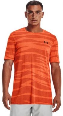 Under Armour SEAMLESS WAVE SS Pánske tričko, oranžová, veľkosť S