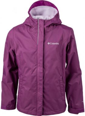 Columbia ARCADIA JACKET PRP Dievčenská bunda, fialová, veľkosť