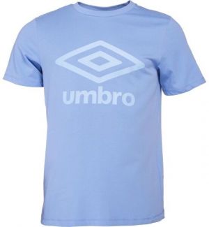 Umbro LARGE COTTON LOGO TEE Pánske tričko, modrá, veľkosť