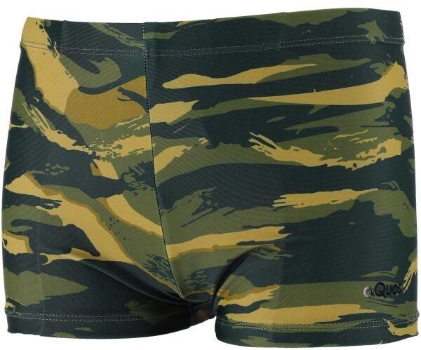 AQUOS RICKY Chlapčenské plavky, khaki, veľkosť 116-122