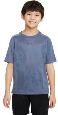 Nike DF MULTI + SS GEAR DOWN Chlapčenské tričko, modrá, veľkosť
