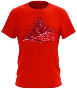 Northfinder JEFFERSON Pánske tričko, červená, veľkosť