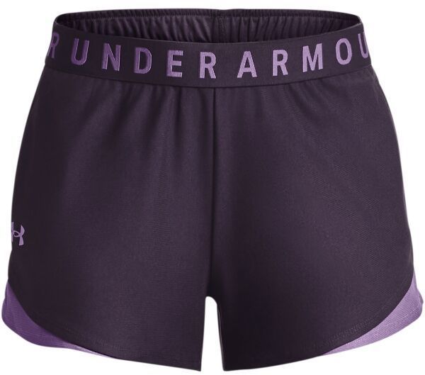 Under Armour PLAY UP SHORTS EMBOSS 3.0 Dámske šortky, fialová, veľkosť M