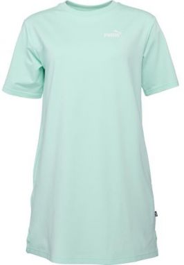 Puma ESS SMALL LOGO TEE DRESS TR Dámske šaty, svetlo zelená, veľkosť