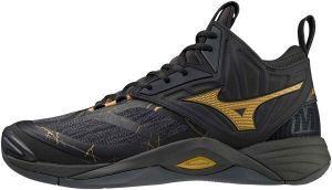 Mizuno WAVE MOMENTUM 2 MID Pánska volejbalová obuv, čierna, veľkosť 47