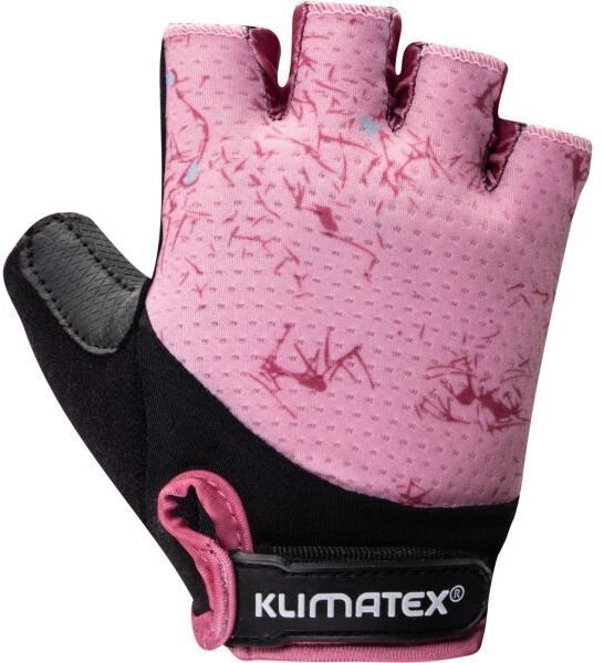 Klimatex SAGA Dámske cyklorukavice, ružová, veľkosť