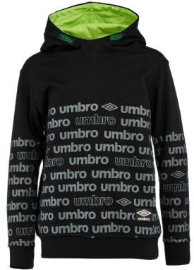Umbro SISK Detská mikina cez hlavu, čierna, veľkosť 116-122