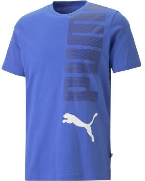 Puma ESS+LOGO LAB TEE Pánske tričko, modrá, veľkosť