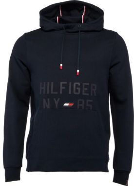 Tommy Hilfiger GRAPHIC HOODY Pánska mikina, tmavo modrá, veľkosť