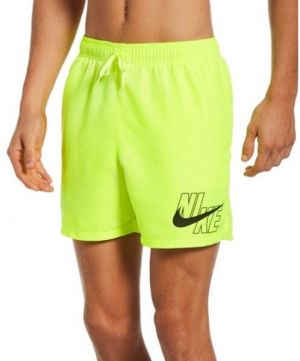Nike LOGO SOLID 5 Pánske kúpacie šortky, reflexný neón, veľkosť