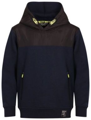 Lewro LERRO Chlapčenská mikina cez hlavu, tmavo modrá, veľkosť 128-134