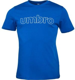 Umbro LINEAR LOGO GRAPHIC TEE Pánske tričko, modrá, veľkosť