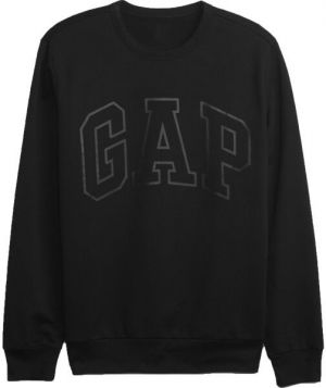 GAP V-LW DB FLEECE Pánska mikina, čierna, veľkosť