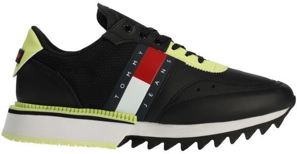 Tommy Hilfiger TOMMY JEANS CLEATED Pánska voľnočasová obuv, čierna, veľkosť