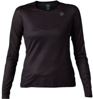 Fox FLEXAIR ASCENT LS W Dámsky cyklistický dres, čierna, veľkosť