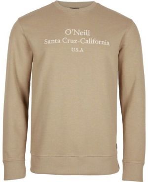 O'Neill PIQUE CREW SWEATSHIRT Pánska mikina, béžová, veľkosť