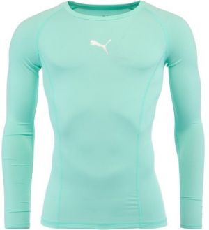 Puma LIGA BASELAYER TEE LS Pánske funkčné tričko, tyrkysová, veľkosť