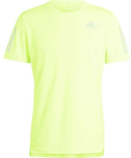 adidas OWN THE RUN TEE Pánske bežecké tričko, reflexný neón, veľkosť XXL