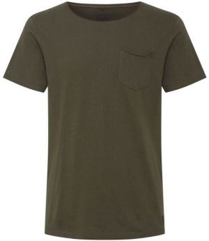 BLEND T-SHIRT S/S Pánske tričko, khaki, veľkosť