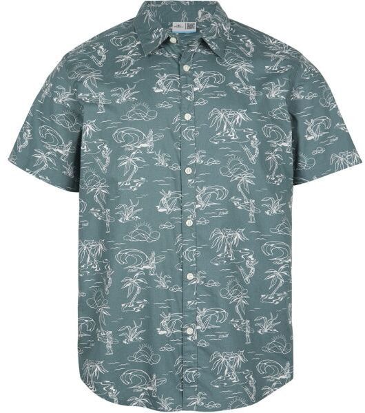 O'Neill CIRCLE SURFER SHIRT Pánska košeľa, zelená, veľkosť