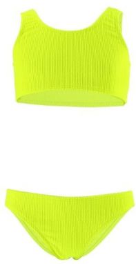 AQUOS MIMI Dievčenské dvojdielne plavky, reflexný neón, veľkosť 128-134