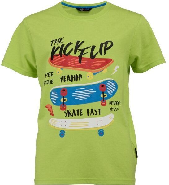 Lewro YUDI Chlapčenské tričko aj pre najmenšie deti, svetlo zelená, veľkosť 164-170