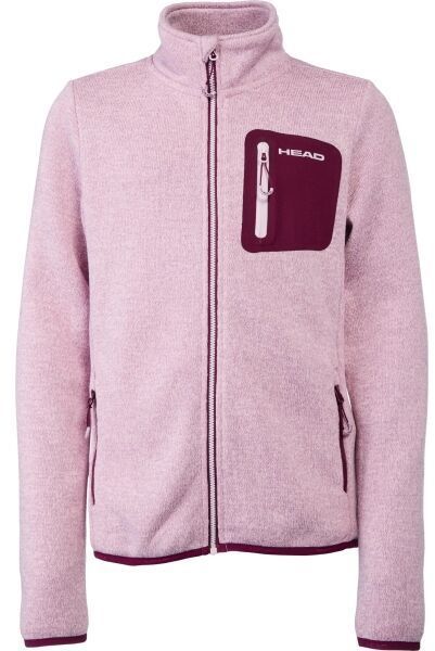 Head YLLAS Detská flísová mikina, ružová, veľkosť 152-158