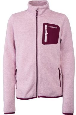 Head YLLAS Detská flísová mikina, ružová, veľkosť 152-158