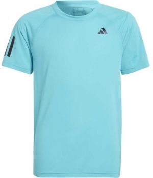 adidas CLUB TEE Dievčenské tenisové tričko, tyrkysová, veľkosť
